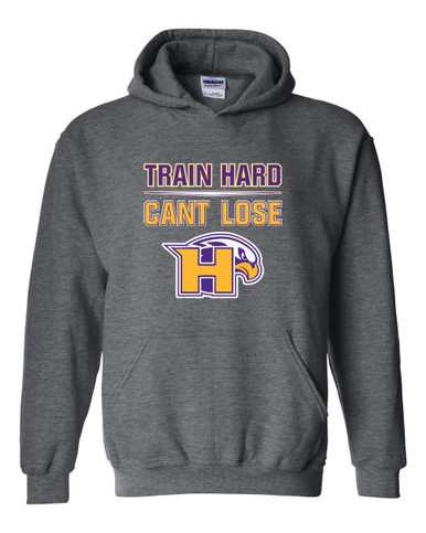 Hanford Falcons Train Hard, Can't Lose Men's Hoodie