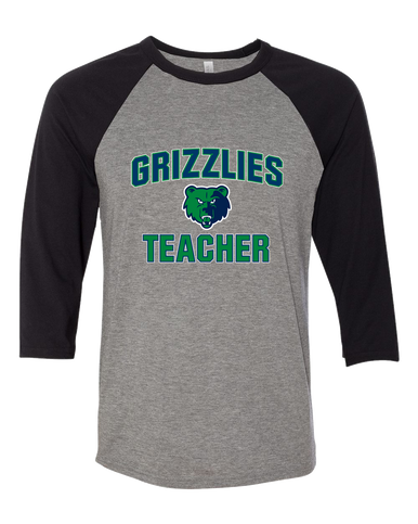 Creekview Grizzlies Teacher Women's Baseball T-Shirt