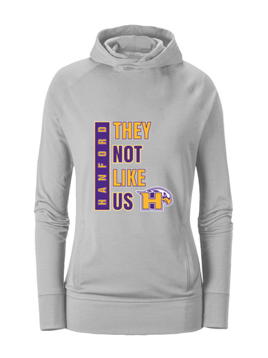 Hanford Falcons They Not Like Us #1 Women's Hoodie
