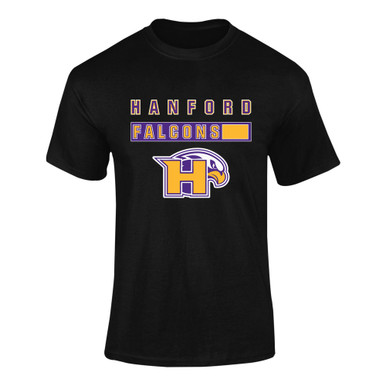 Hanford Falcons Mascot #7 Men's Premium SS T-Shirt