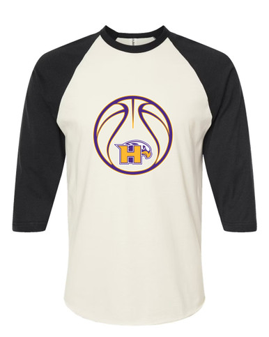 Hanford Falcons Basketball #2 Women's Baseball T-Shirt