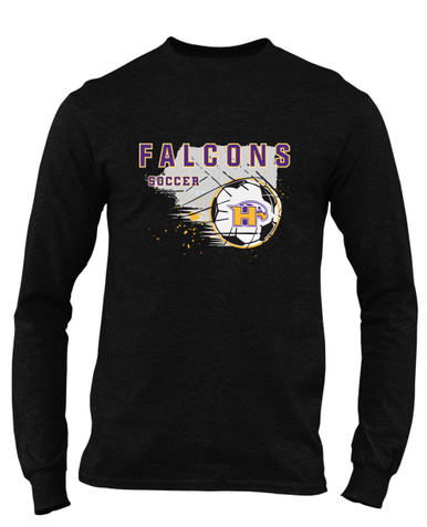 Hanford Falcons Soccer #2 Men's Premium LS T-Shirt