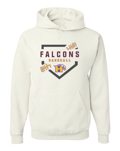 Hanford Falcons Baseball #2 Men's Premium Hoodie