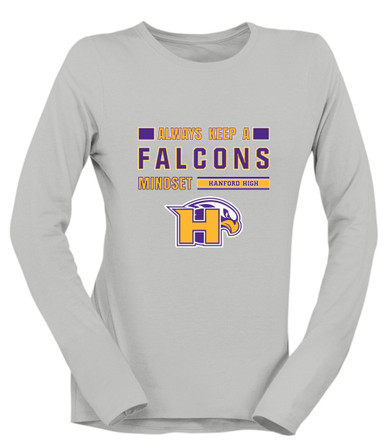Hanford Falcons Mindset Women's Premium LS T-Shirt