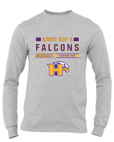Hanford Falcons Mindset Men's Premium LS T-Shirt