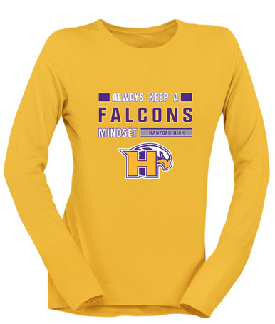 Hanford Falcons Mindset Women's LS T-Shirt
