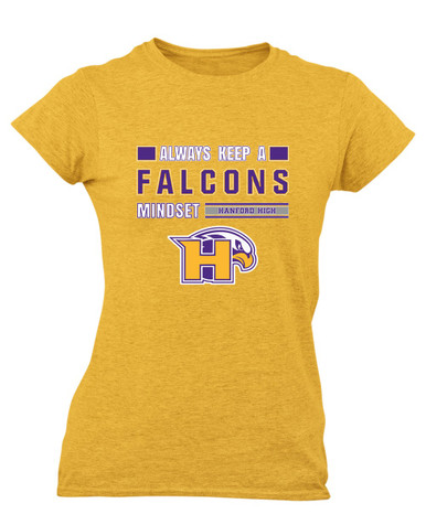 Hanford Falcons Mindset Women's SS T-Shirt
