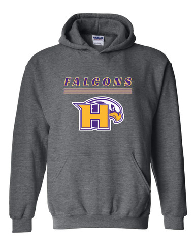 Hanford Falcons Mascot #8 Men's Hoodie