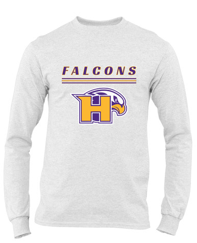 Hanford Falcons Mascot #8 Men's Premium LS T-Shirt