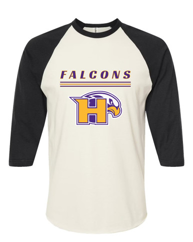 Hanford Falcons Mascot #8 Men's Baseball T-Shirt
