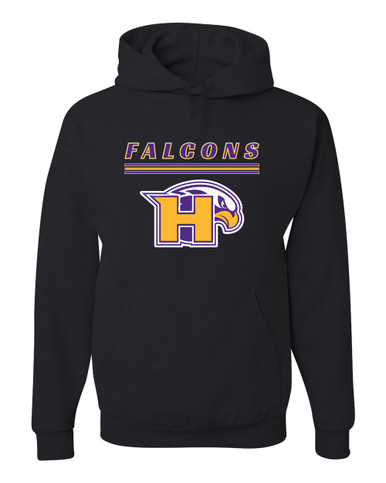 Hanford Falcons Mascot #8 Men's Premium Hoodie