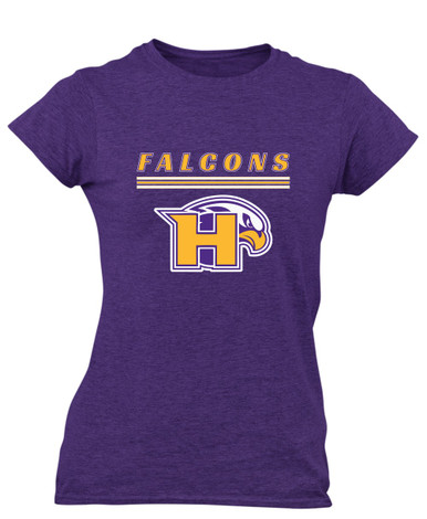 Hanford Falcons Mascot #8 Women's Premium SS T-Shirt