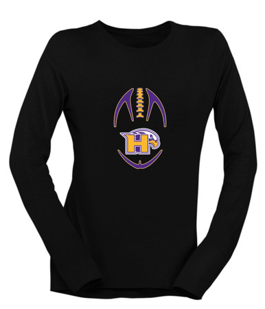 Hanford Falcons Football #4 Women's Premium LS T-Shirt