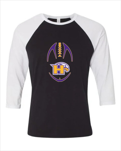 Hanford Falcons Football #4 Men's Baseball T-Shirt