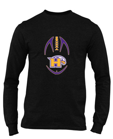 Hanford Falcons Football #4 Men's Premium LS T-Shirt
