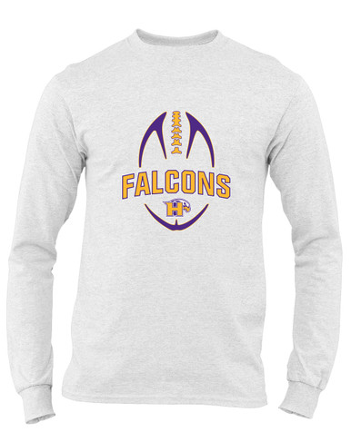Hanford Falcons Football #5 Men's LS T-Shirt