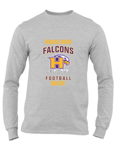 Hanford Falcons Football #6 Men's Premium LS T-Shirt