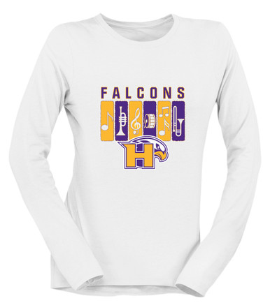 Hanford Falcons Band # 2 Women's Premium LS T-Shirt