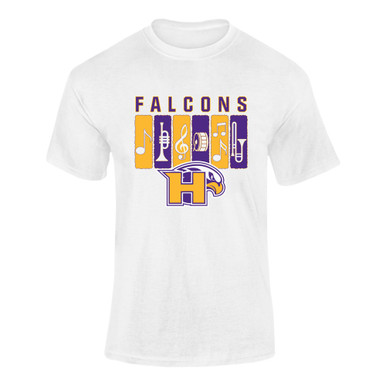 Hanford Falcons Band # 2 Men's SS T-Shirt