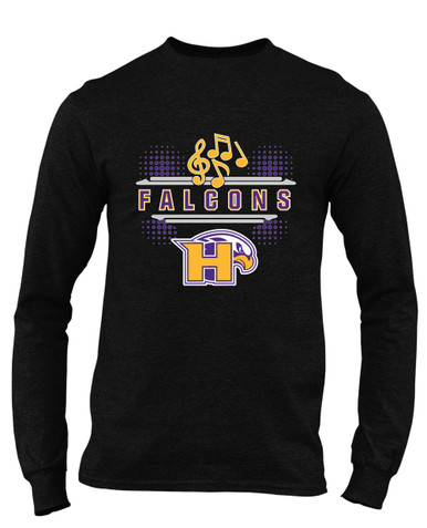 Hanford Falcons Band # 3 Men's Premium LS T-Shirt