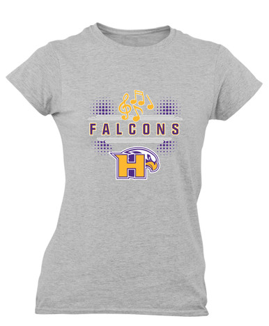 Hanford Falcons Band # 3 Women's SS T-Shirt