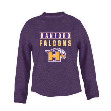 Hanford Falcons Mascot #9 Women's Sweatshirt