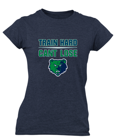 Creekview Grizzlies Train Hard, Can't Lose Women's SS T-Shirt