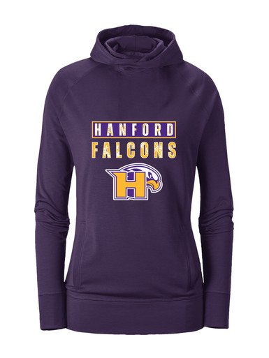 Hanford Falcons Mascot #9 Women's Hoodie