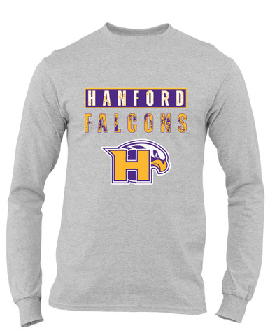 Hanford Falcons Mascot #9 Men's Premium LS T-Shirt