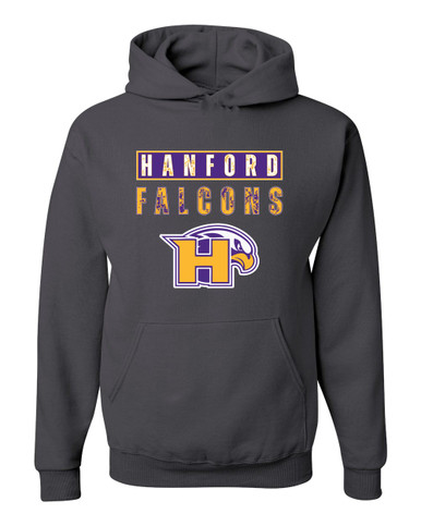 Hanford Falcons Mascot #9 Men's Premium Hoodie