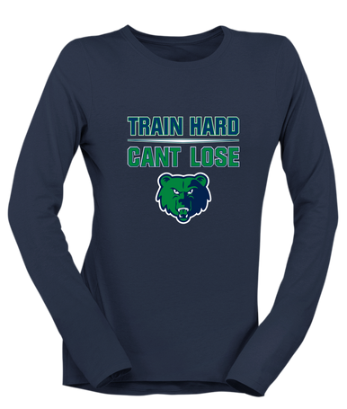 Creekview Grizzlies Train Hard, Can't Lose Women's LS T-Shirt