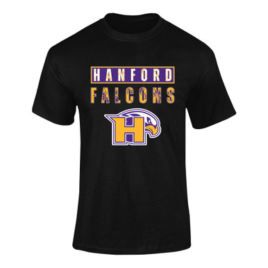 Hanford Falcons Mascot #9 Men's SS T-Shirt