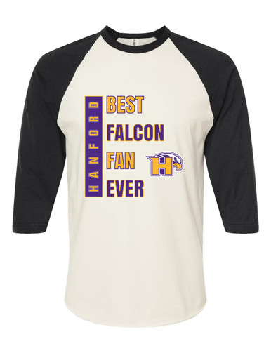 Hanford Falcons Best Falcon Fan Men's Baseball T-Shirt