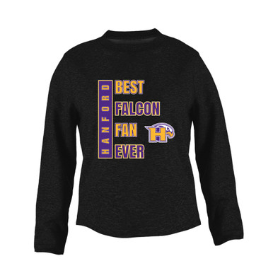 Hanford Falcons Best Falcon Fan Women's Sweatshirt