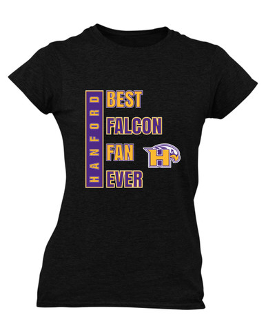 Hanford Falcons Best Falcon Fan Women's SS T-Shirt