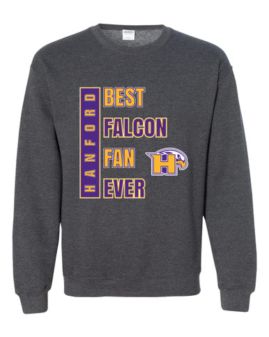 Hanford Falcons Best Falcon Fan Men's Sweatshirt