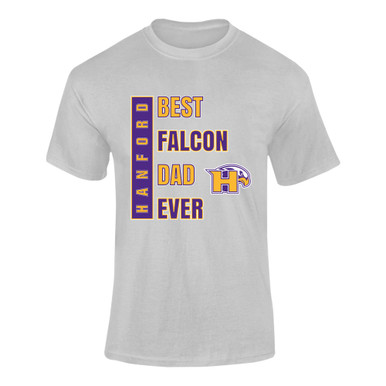Hanford Falcons Best Falcon Dad Men's SS T-Shirt