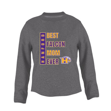 Hanford Falcons Best Falcon Mom Women's Sweatshirt