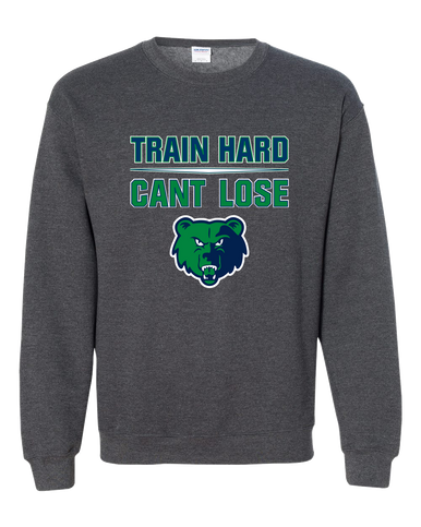 Creekview Grizzlies Train Hard, Can't Lose Men's Sweatshirt
