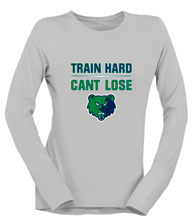 Creekview Grizzlies Train Hard, Can't Lose Women's Premium LS T-Shirt