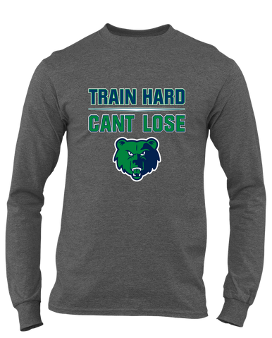 Creekview Grizzlies Train Hard, Can't Lose Men's LS T-Shirt