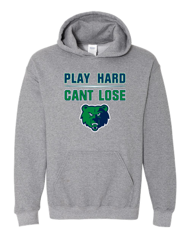 Creekview Grizzlies Play Hard, Can't Lose Men's Hoodie