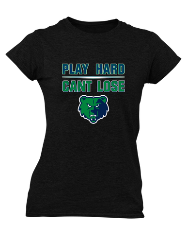 Creekview Grizzlies Play Hard, Can't Lose Women's Premium SS T-Shirt