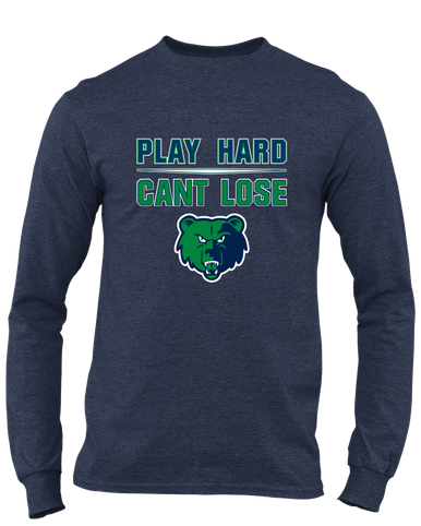 Creekview Grizzlies Play Hard, Can't Lose Men's Premium LS T-Shirt