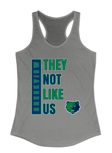 Creekview Grizzlies They Not Like Us #1 Women's Tank Top