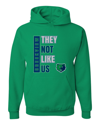 Creekview Grizzlies They Not Like Us #1 Men's Premium Hoodie