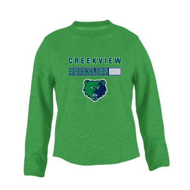 Creekview Grizzlies Mascot #7 Women's Sweatshirt