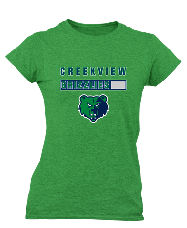 Creekview Grizzlies Mascot #7 Women's SS T-Shirt