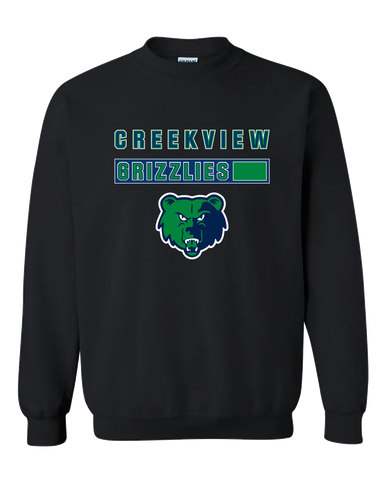 Creekview Grizzlies Mascot #7 Men's Sweatshirt