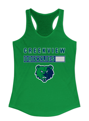 Creekview Grizzlies Mascot #7 Women's Tank Top
